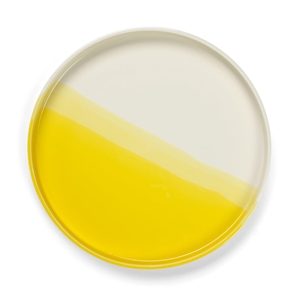 Vitra Herringbone Tablett Gelb