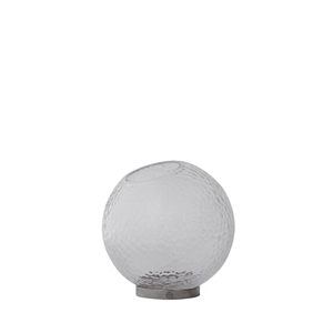 AYTM GLOBE BUBBLES Vase Ø21 Klar/ Silber