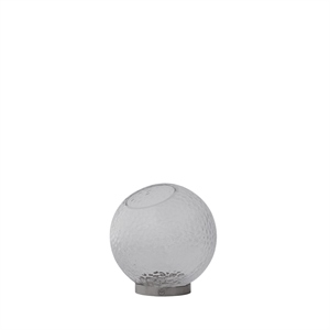 AYTM GLOBE BUBBLES Vase Ø17 Klar/ Silber