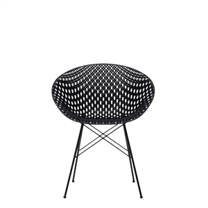 Kartell SMATRIK Esszimmerstuhl Schwarz