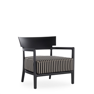 Kartell CARA MAT Outdoor-Sessel Schwarz/ Taubengrau