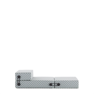 Kartell TRIX LIBERTY OBI CHECK Outdoor-Matratze/Sofa Blau