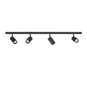 Antidark Designline Tube Kit 2m + 4 Spots Schwarz