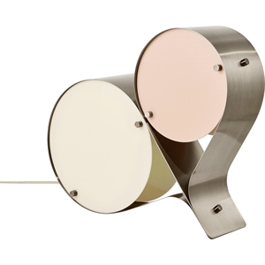 Gubi Coppia Tischlampe Elfenbein/Blush