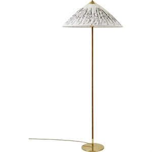 Gubi Tynell Collection 9602 Garro Éditions Stehlampe Messing/Harigey Zirkuspferde