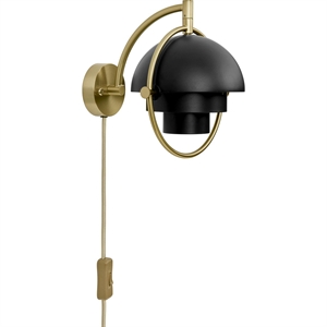 Gubi Multi-Lite Schwarz Wandlampe Matt