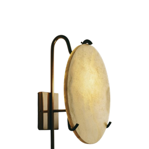 Louise Roe Moon Lantern Wandlampe Schwarz/Onyxstein