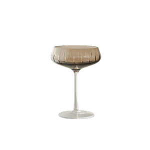 Louise Roe Champagner Coupe Champagnerglas 4er Set Rauch