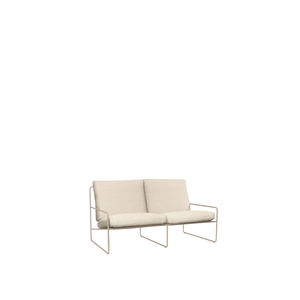 Ferm Living Desert 2-Sitzer Sofa Bouclé/Kaschmir/ Gebrochenes Weiß