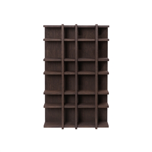 Ferm Living Tilem Regal 4x6 Dunkel gebeizte Eiche