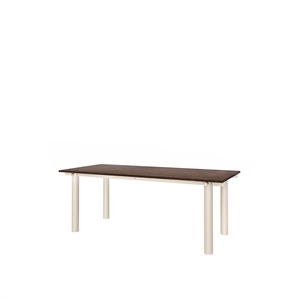 Ferm Living Atura Esstisch 200x90 Hellkaschmir/Dunkel gebeizte Eiche
