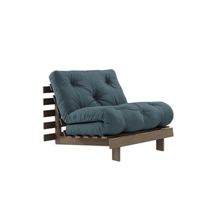 Karup Roots Schlafsofa 90x200 Johannisbrotbraun/757 Petrolblau