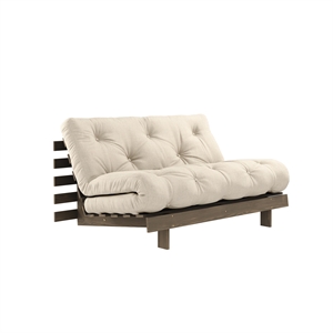 Karup Roots Schlafsofa 140x200 Johannisbrotbraun/914 Leinen