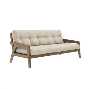 Karup Grab Schlafsofa, Johannisbrotbraun/747 Beige