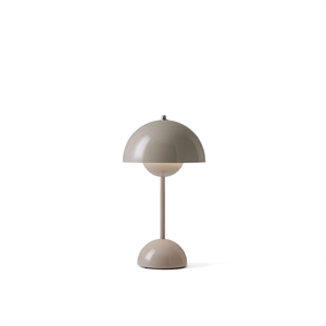 &Tradition Flowerpot VP9 Tragbare Lampe Grau Beige