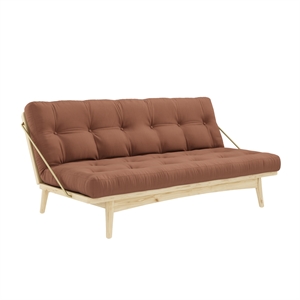 Karup Folk Sofa, Klar Lackierte Kiefer/759 Lehmbraun