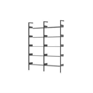 &Tradition Rombe IF1 &IF4 Regalsystem Konfiguration A Lackiert Walnuss/Anthrazit