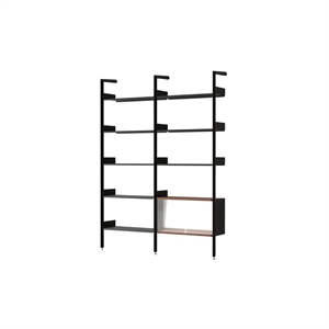 &Tradition Rombe IF1 &IF6 Regalsystem C Lackiert Walnuss/Anthrazit