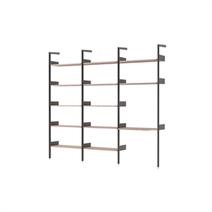 &Tradition Rhomb IF1 &IF4 & IF5 Regalkonfiguration G Lackiertes Walnuss