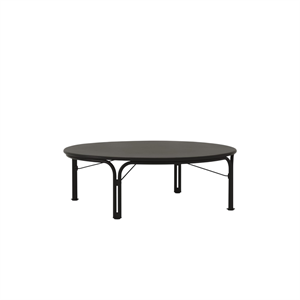 &Tradition Thorvald SC109 Outdoor-Couchtisch Ø109 Warm Schwarz