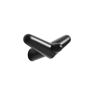 Woud Tail Wing Hook Mittel Schwarz