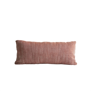Woud Herringbone Kissen Rot