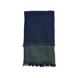 Woud Double Teppich Blau & Grün
