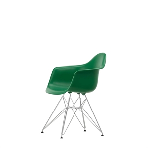 Vitra Eames Plastic DAR Dining Chair RE Smaragd/ Chrom