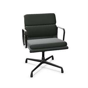 Vitra Soft Pad EA 208 Bürostuhl mit Drehfunktion, Jade/ Schwarz