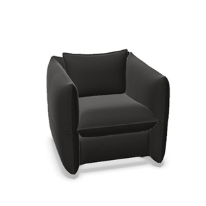 Vitra Mariposa Club Sessel Laser RE/Dark Carbon