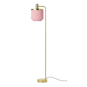 Warm Nordic Fringe Stehlampe Blassrosa