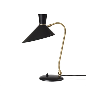 Warm Nordic Bloom Tischlampe Schwarz Noir