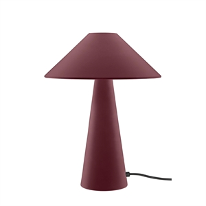 Globen Lighting Cannes Tischlampe Burgunder