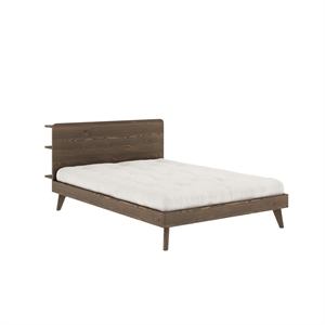 Karup Retreat Bettgestell 140x200 Johannisbrotbraun