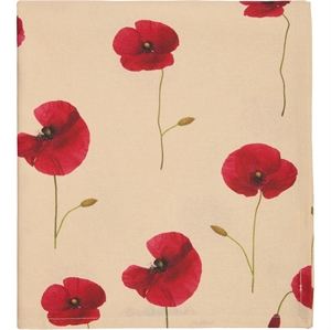 Decotique Vallmo Tischdecke 140x240 cm Beige/Rot