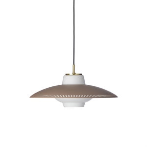 Warme Nordische Pendelleuchte mit Shade, Haselnussbraun