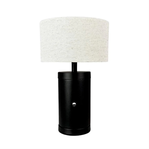 Dyberg Larsen Mellow Tischlampe LED Schwarz/Natur