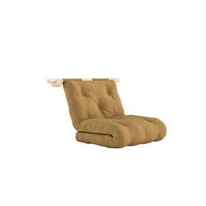 Karup Schlafsofa mit Matratze 75x200 Roh/643 Goldocker