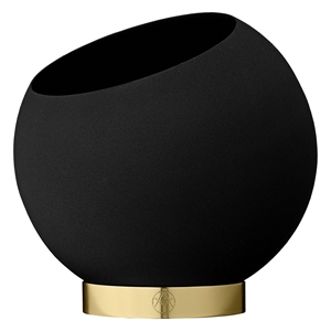 AYTM GLOBE Blumentopf Schwarz Ø17 cm