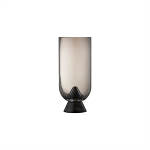 AYTM GLACIES Vase Schwarz H18 cm