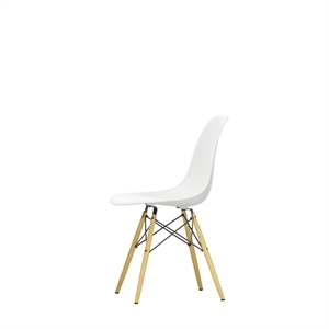 Vitra Eames Plastic DSW Dining Chair Weiß/ Goldahorn