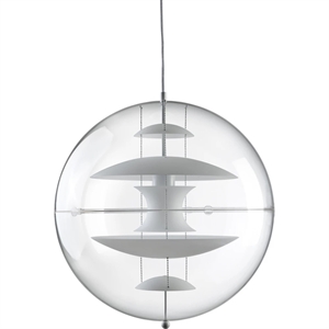 Verner Panton Globe Glas Pendelleuchteleuchte Groß