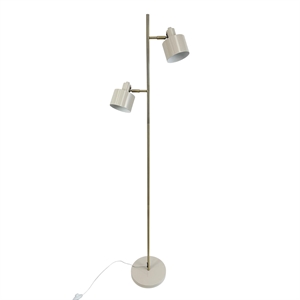 Dyberg Larsen Ocean Stehlampe Beige/ Messing