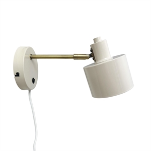 Dyberg Larsen Ocean Wandlampe Beige/ Messing