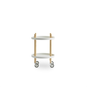Normann Copenhagen Block Rollwagen Weiß Ø45