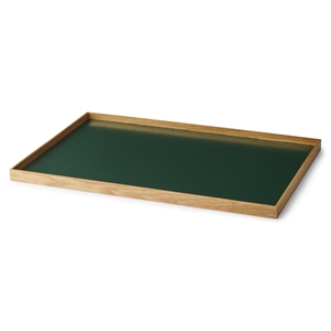 Gejst Frame Tray Groß Eiche/ Grün