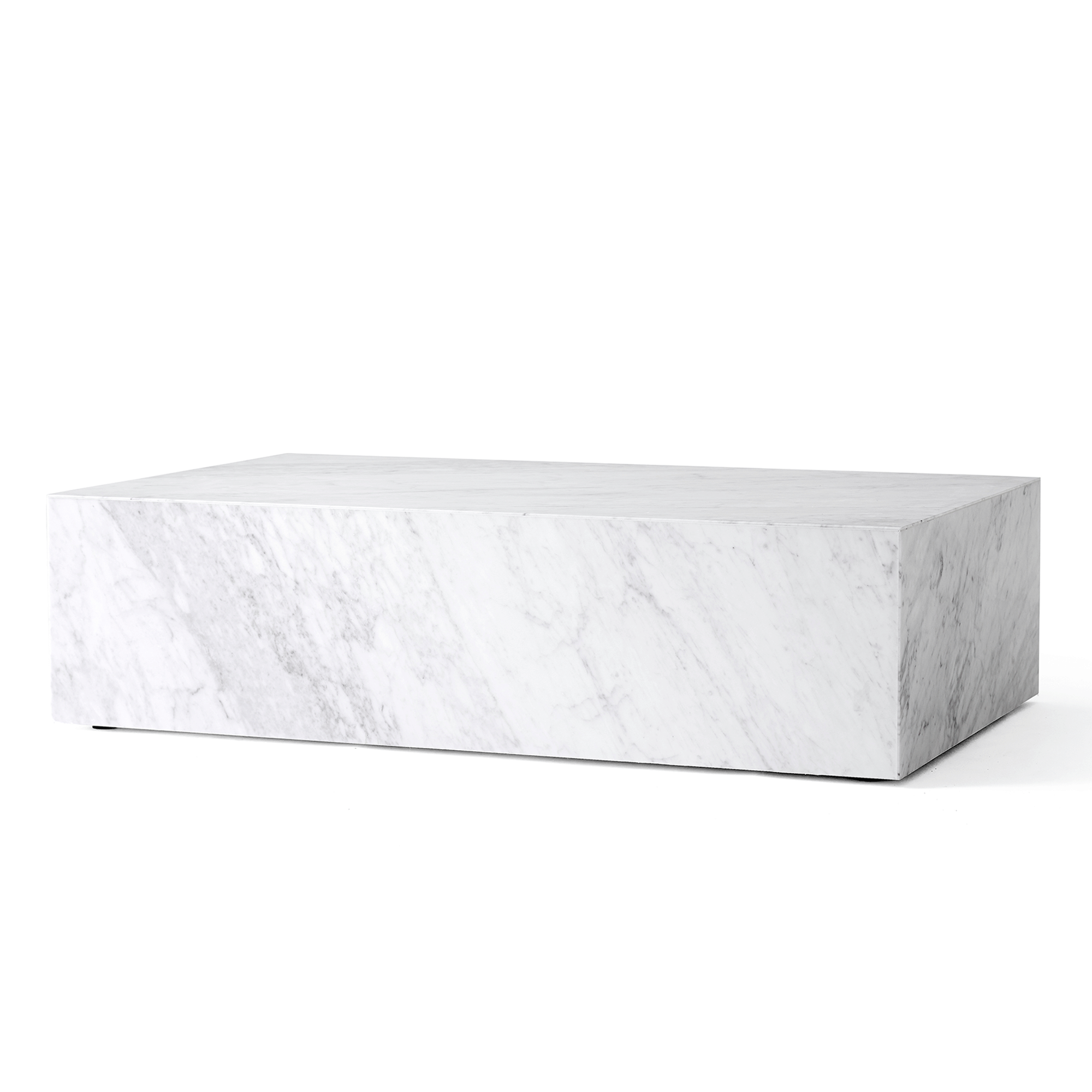 MENU Plinth Couchtisch Niedrig Carrara Marmor