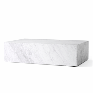MENU Plinth Couchtisch Niedrig Carrara Marmor