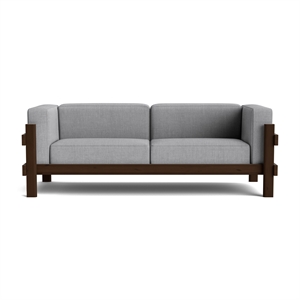 Normann Copenhagen Kube 3-Sitzer Sofa Dunkelbraun/Remix 143