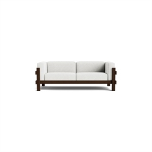 Normann Copenhagen Kube 3-Sitzer-Sofa Dunkelbraun/Hallingdal 110